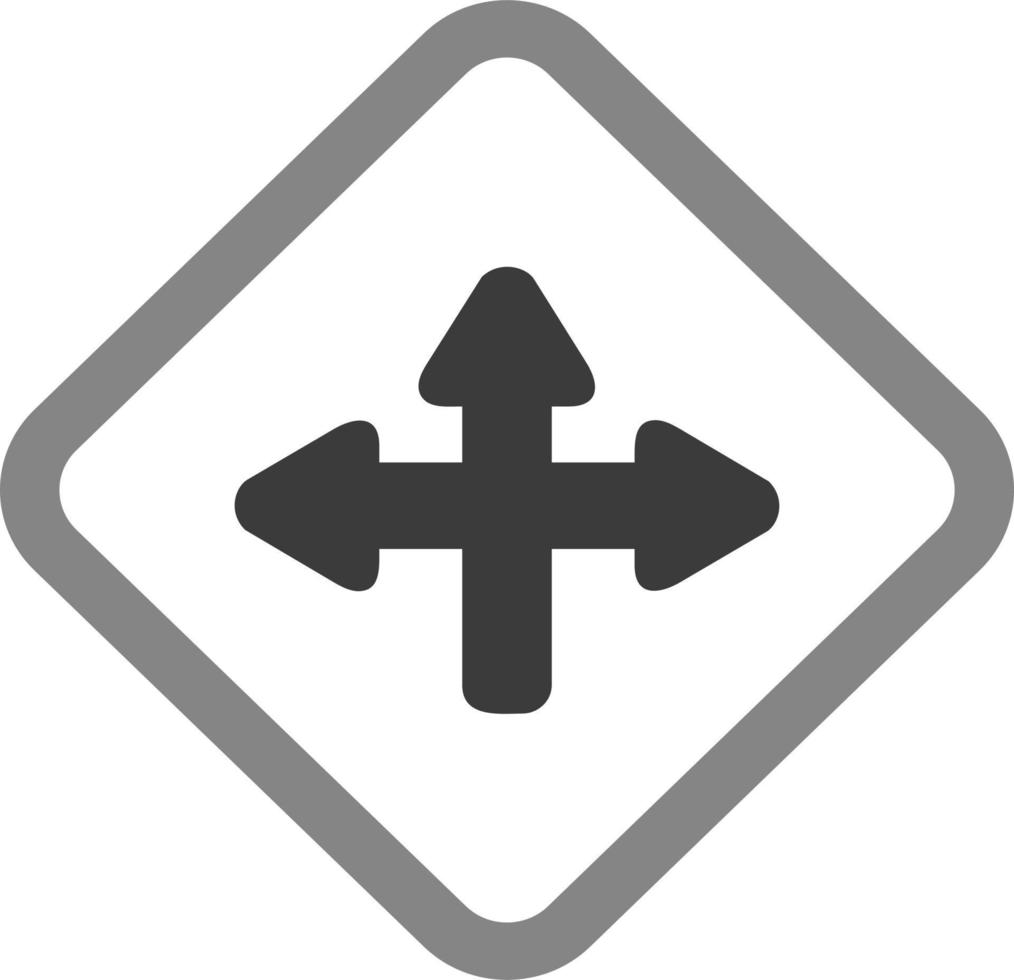 Intersection Vector Icon