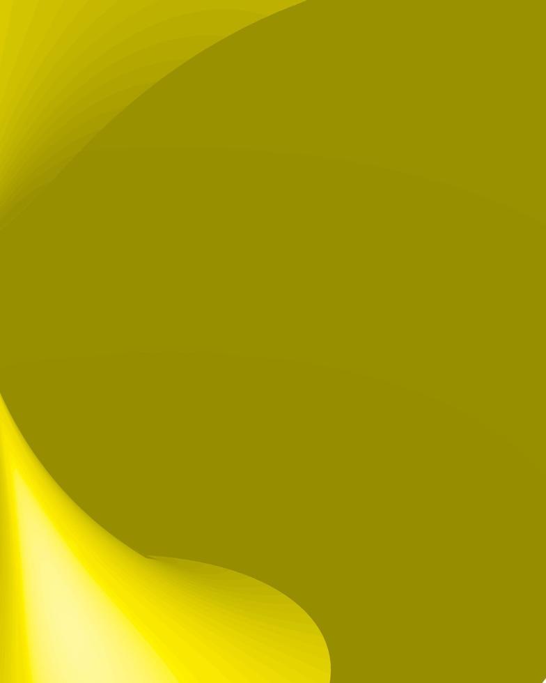 Abstract yellow background with smooth lines. Vector illustration for your design