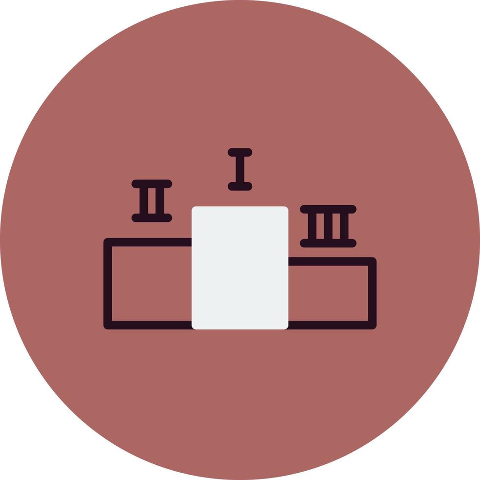Podium Vector Icon