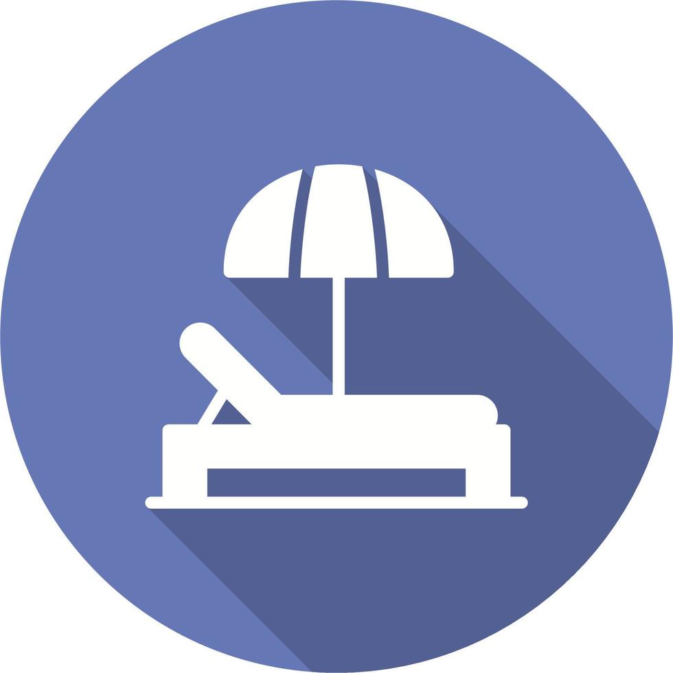 Sunbed Vector Icon