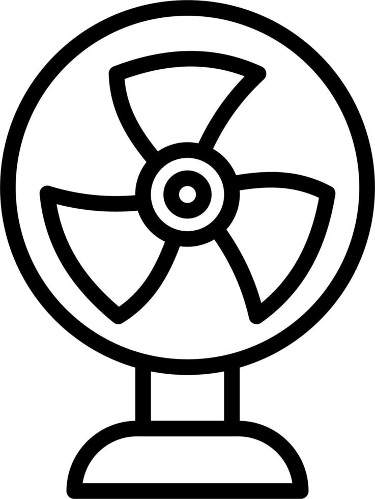 icono de vector de ventilador