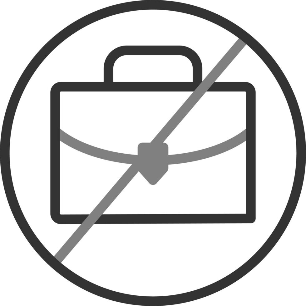 No Work Vector Icon