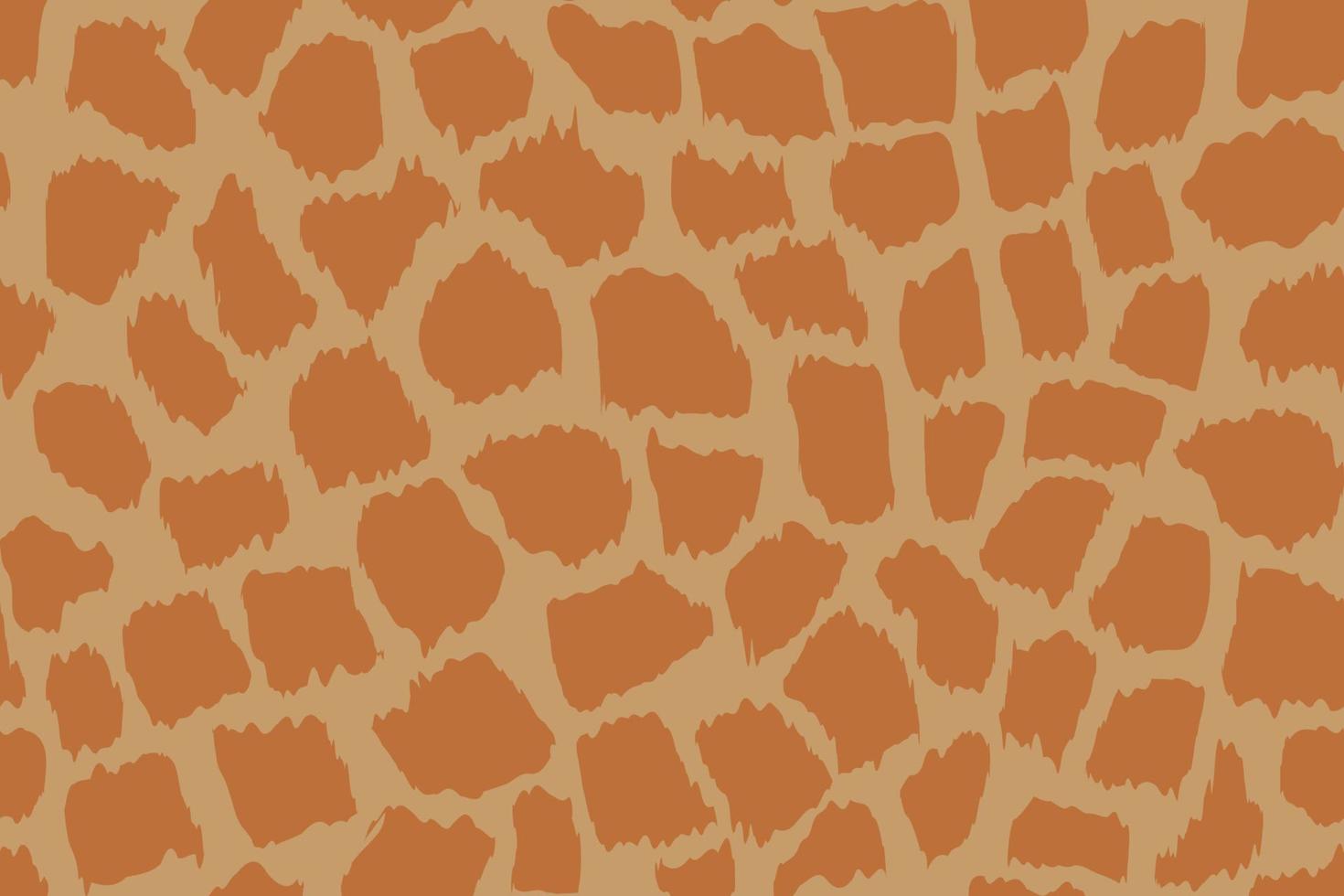 Vector seamless pattern with giraffe skin texture. Repeating giraffe background for textile design,