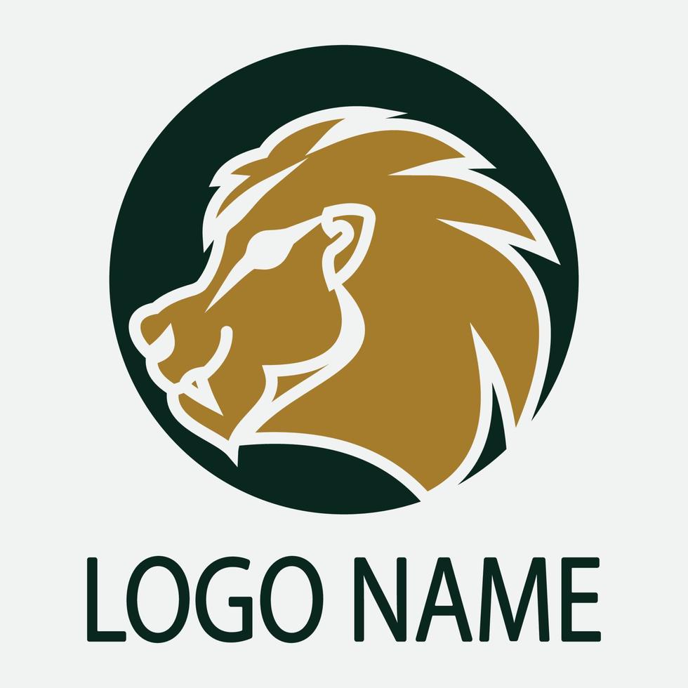 Lion Logo Template vector icon