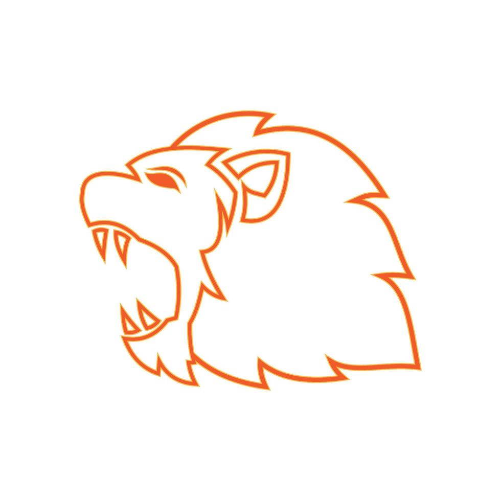 Lion Logo Template vector icon