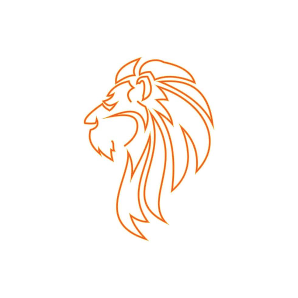 Lion Logo Template vector icon