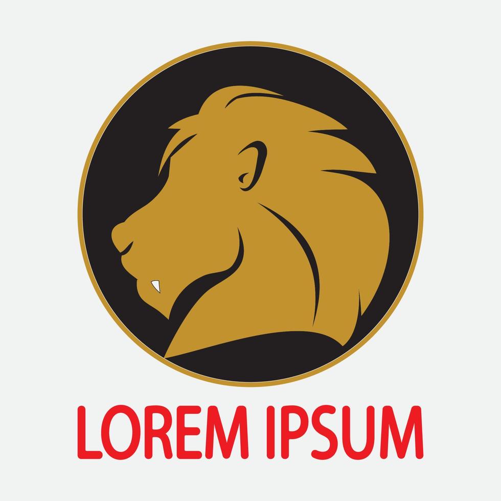 Lion Logo Template vector icon