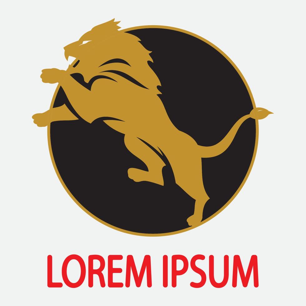 Lion Logo Template vector icon