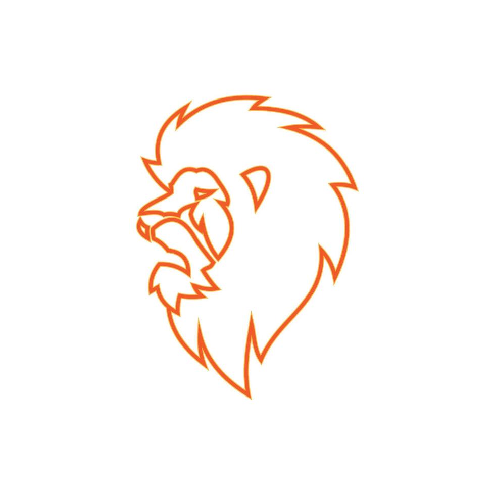 Lion Logo Template vector icon