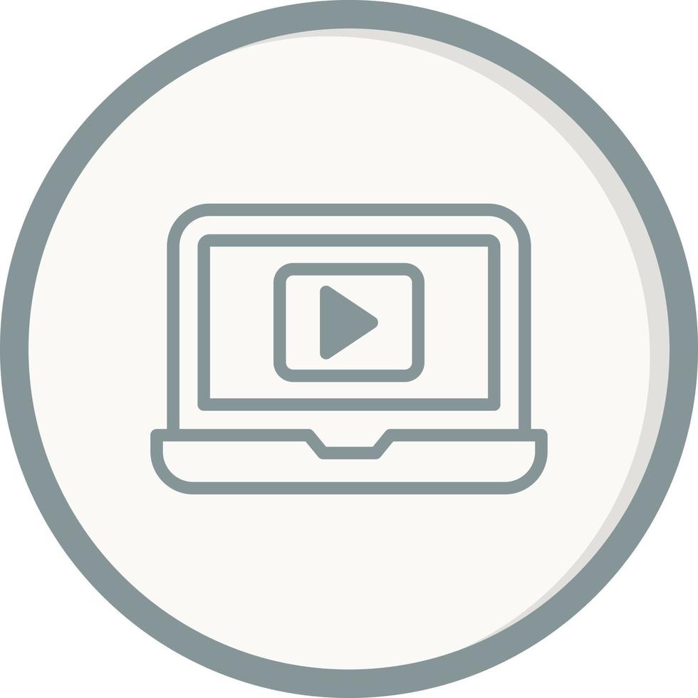 icono de vector de tutorial de vídeo