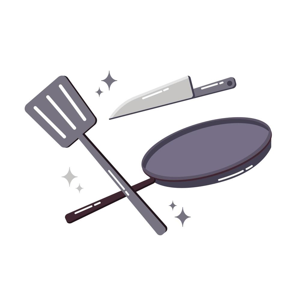 kitchenware cooking symbol isolated vector illustration