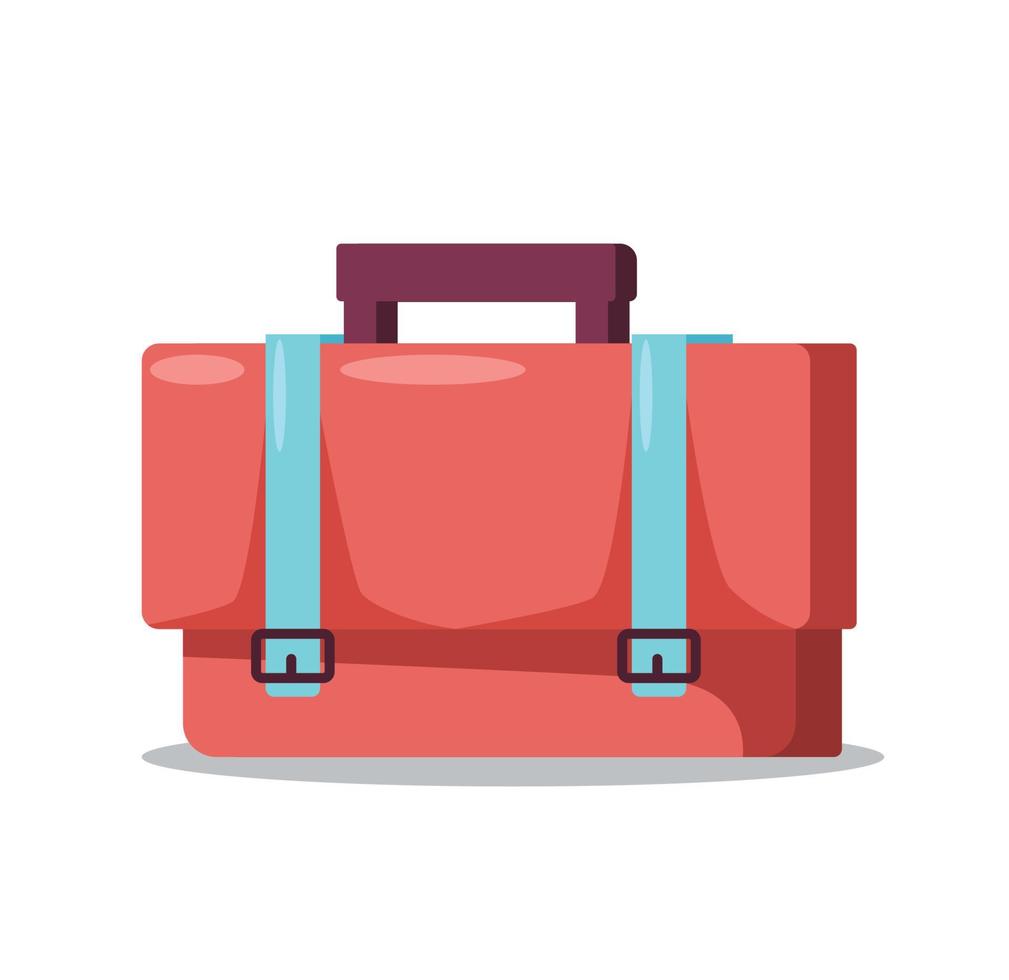 business briefcase isolated vector illustration