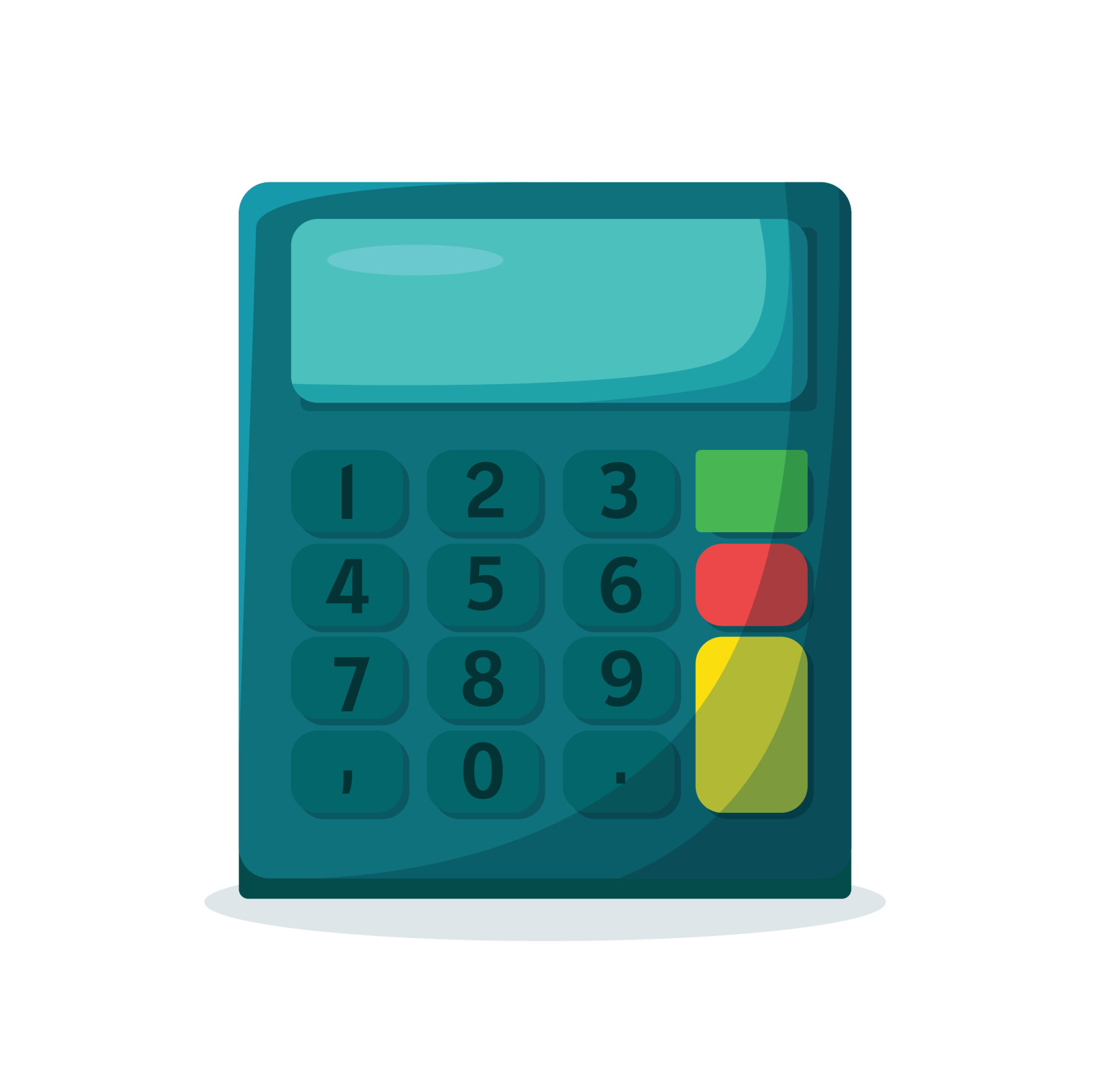 calculator cartoon vector illustration 20364037 Vector Art at Vecteezy