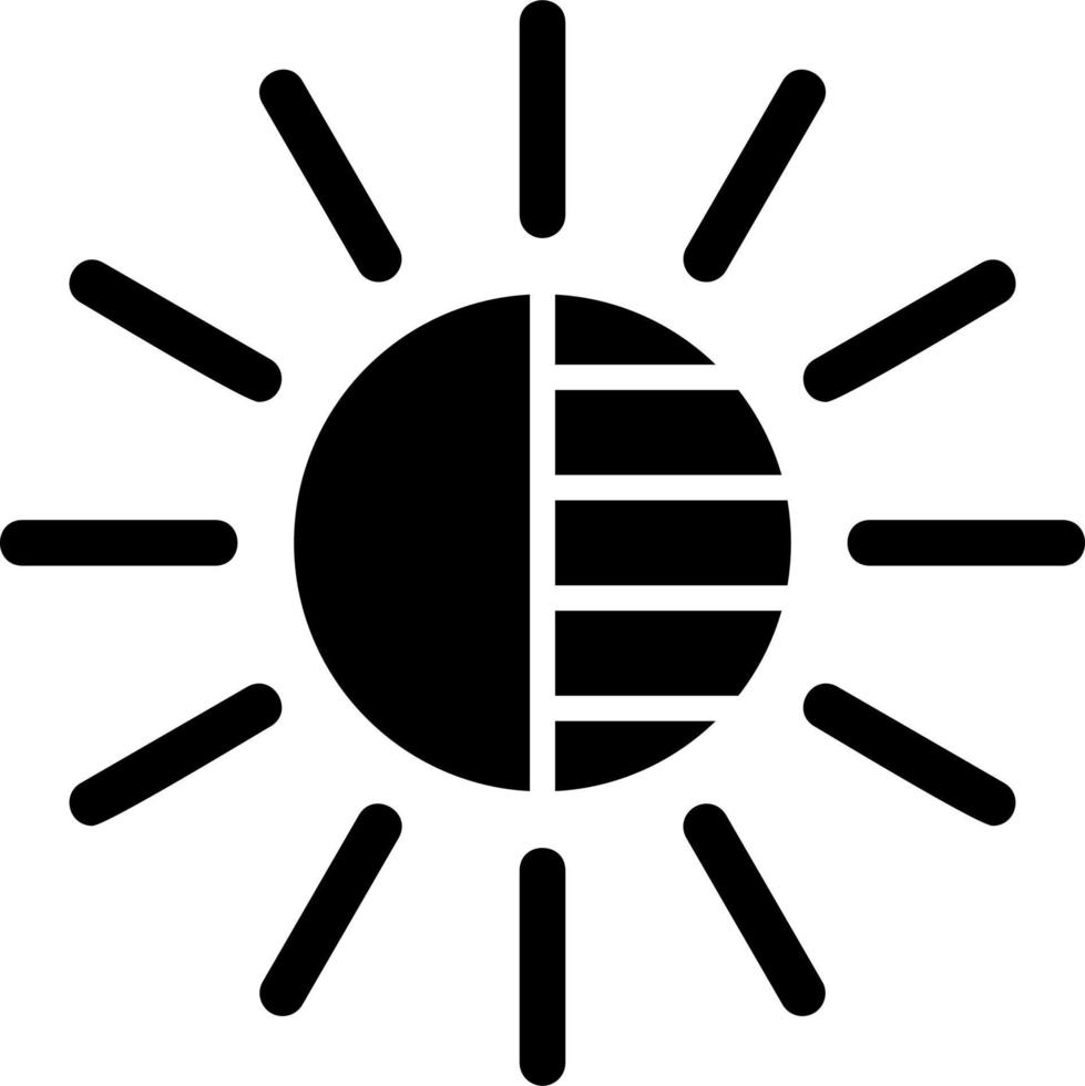 Contrast Vector Icon