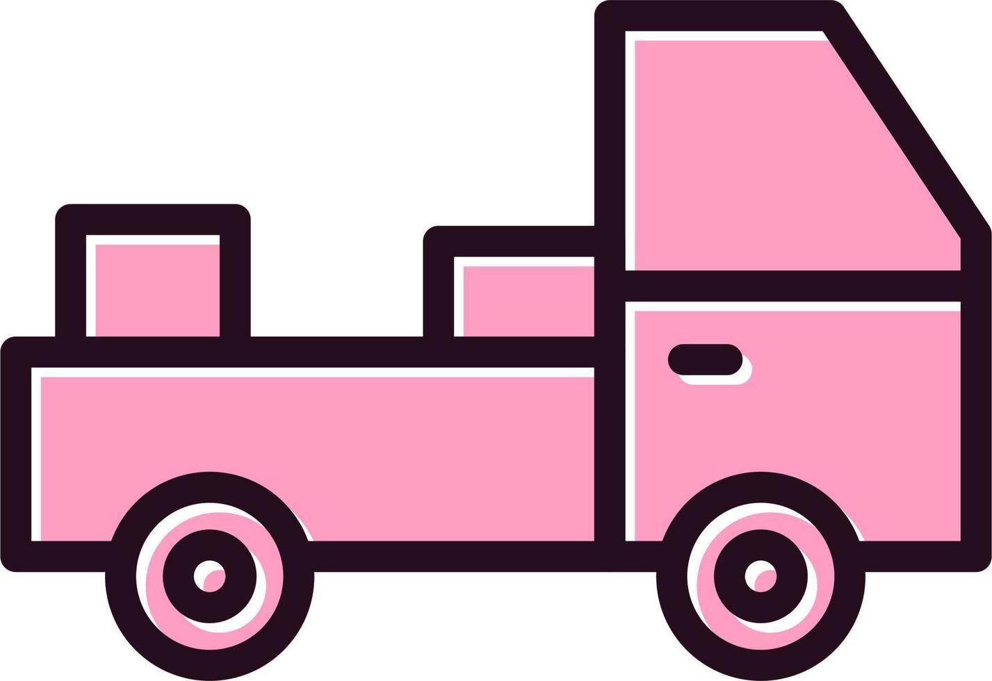 Pick Up Truck Vector Icon