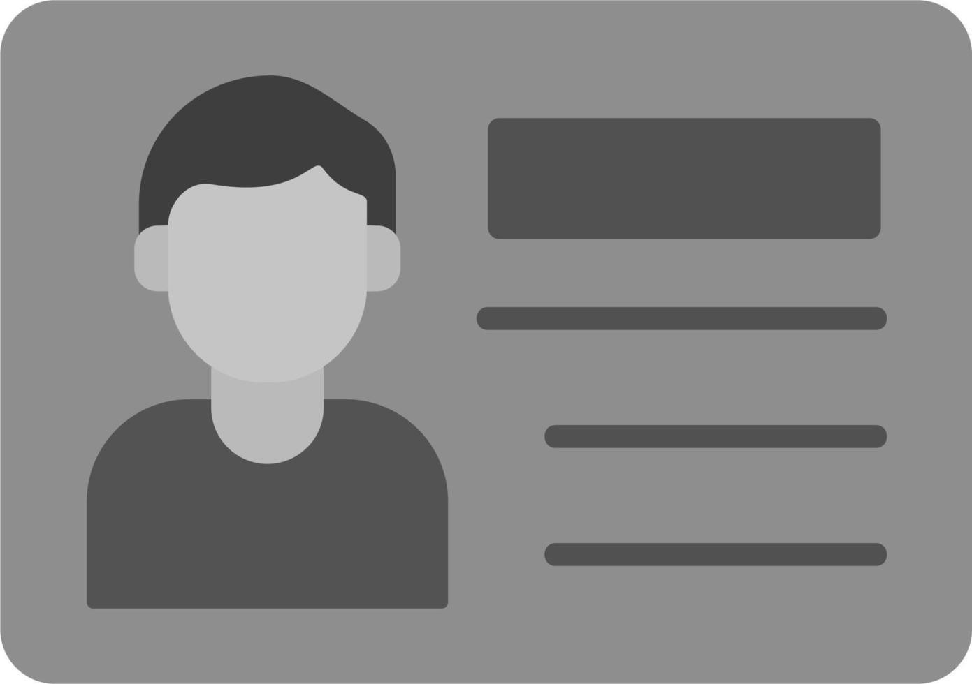 Id Card Vector Icon