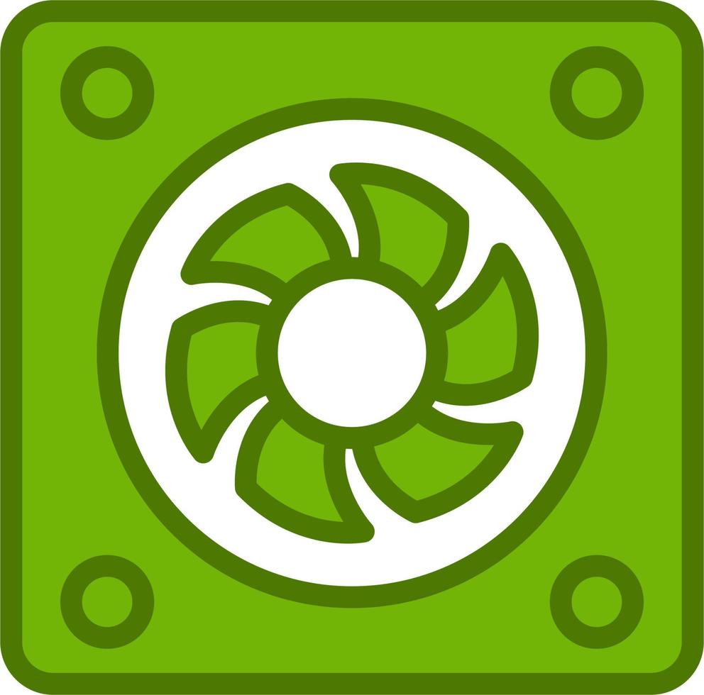 Cooling Fan Vector Icon