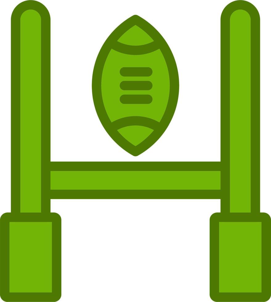 Rugby Goal Vector Icon