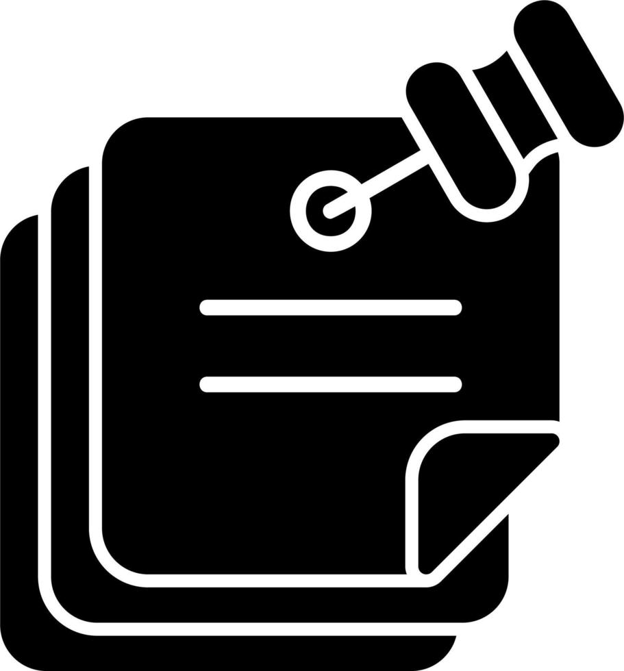 Sticky note Vector Icon
