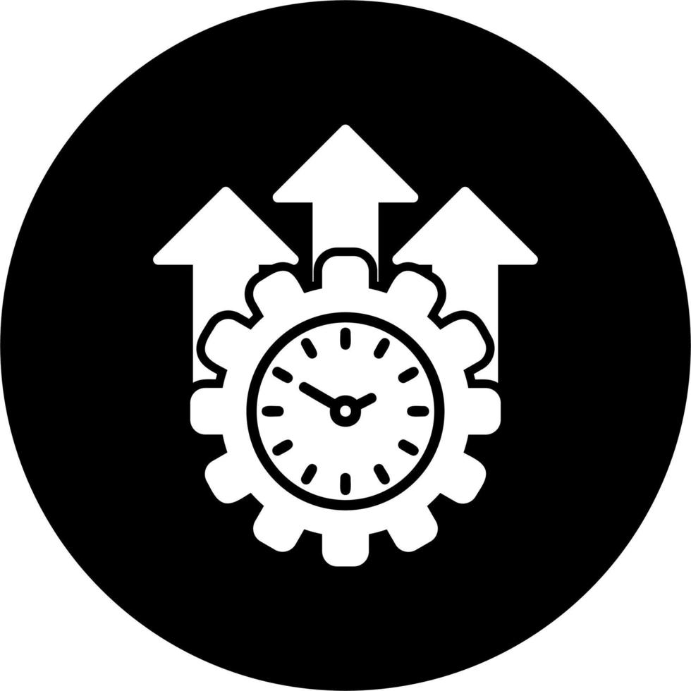 icono de vector de productividad