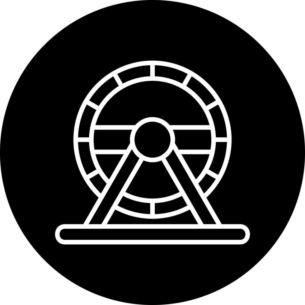 Hamster Wheel Vector Icon