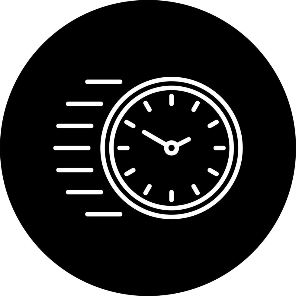 icono de vector de tiempo rápido