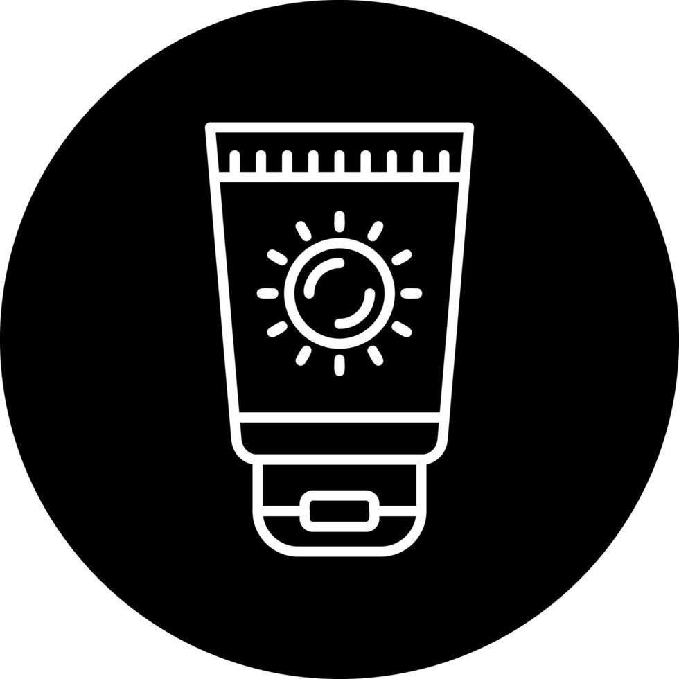 Sunscreen Vector Icon