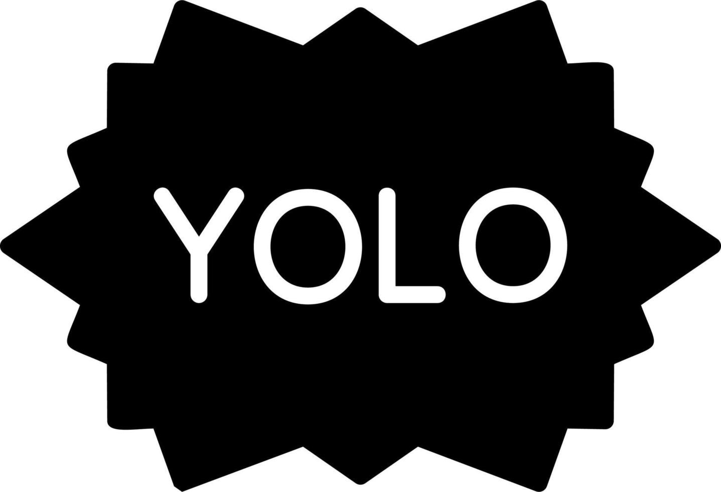 yolo vector icono