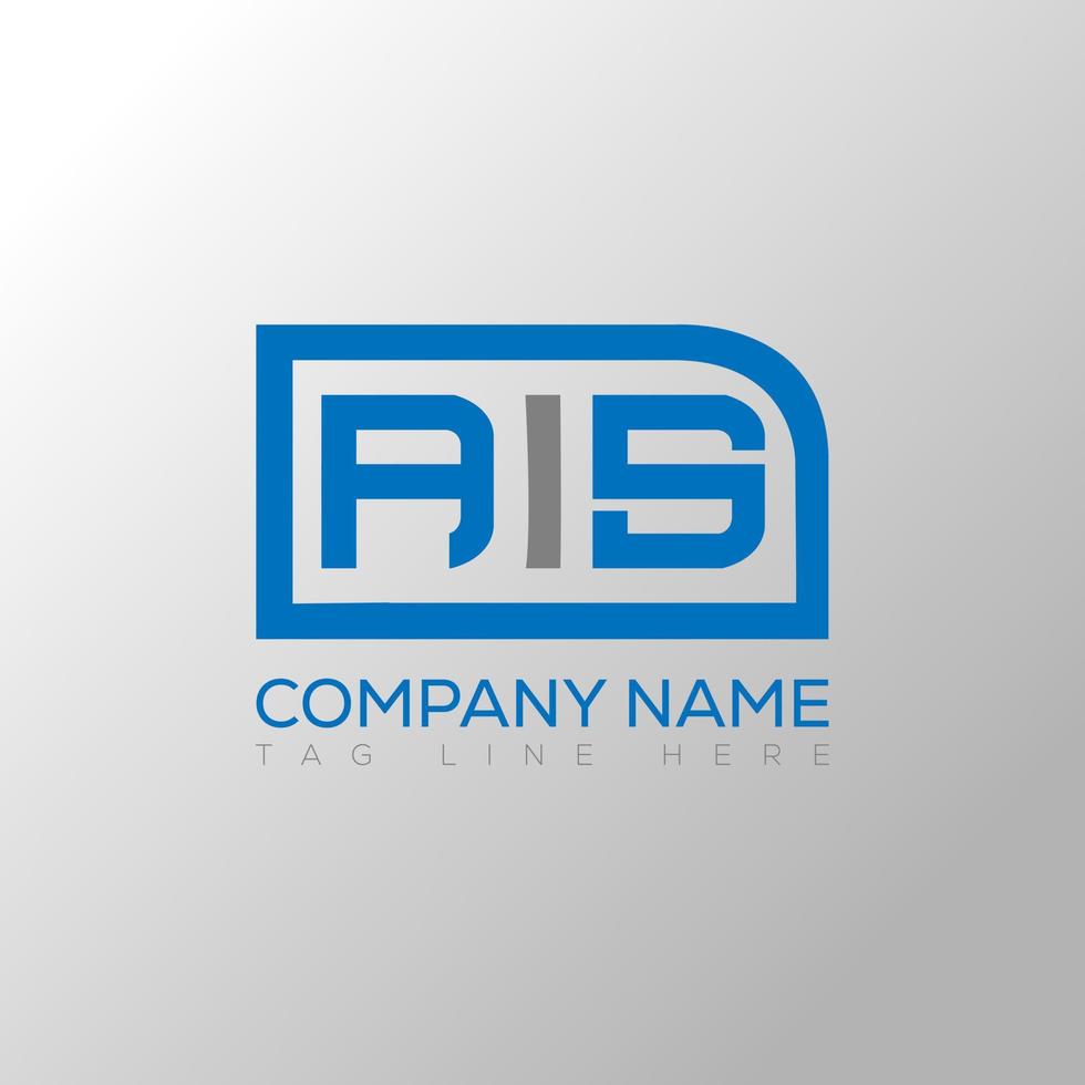 AIS letter logo creative design. AIS unique design. vector