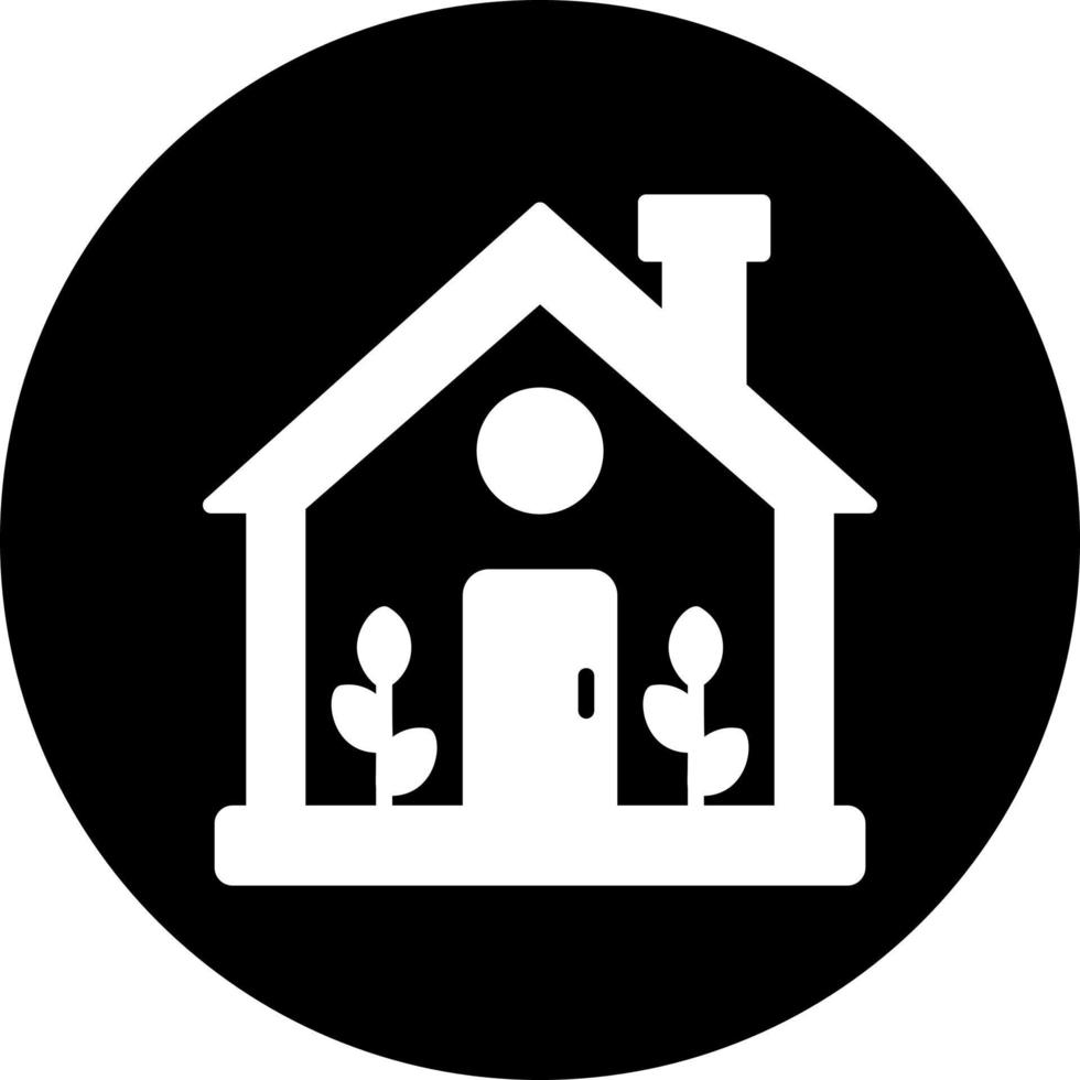 Green House Vector Icon