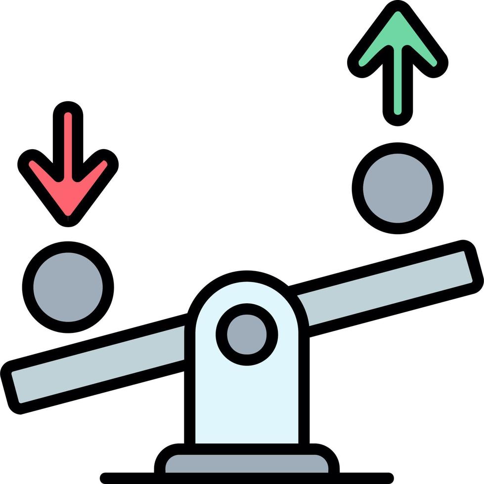 Seesaw Vector Icon