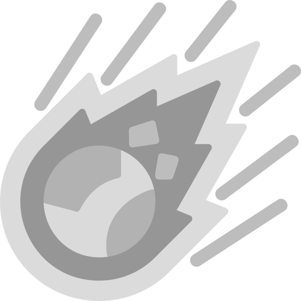 Meteor Vector Icon