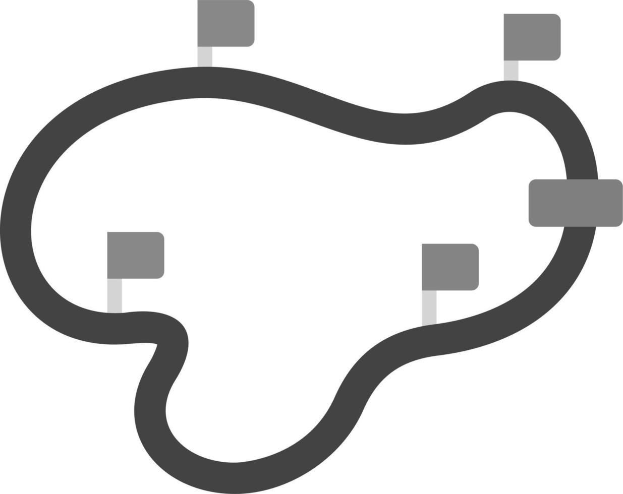 Race track Vector Icon