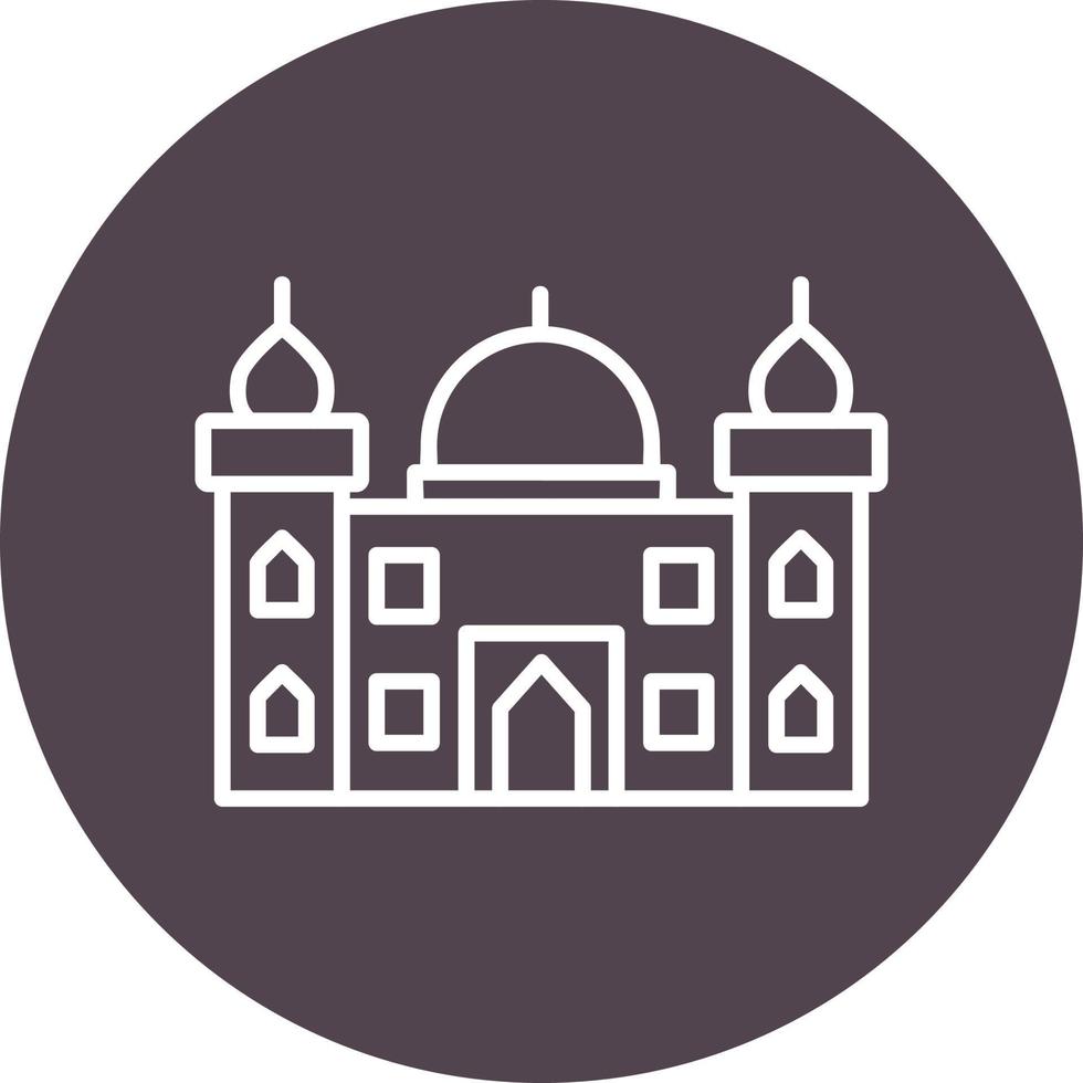 Nabawi Mosque Vector Icon