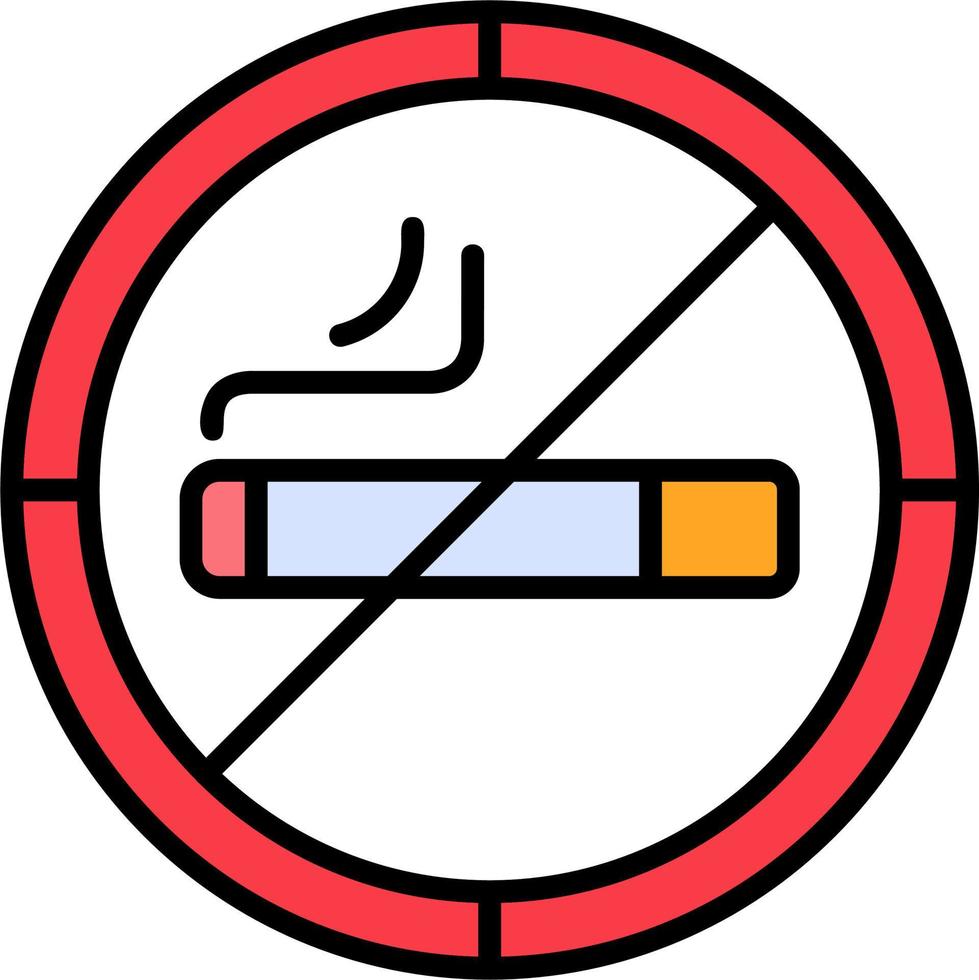 No Smoking Vector Icon