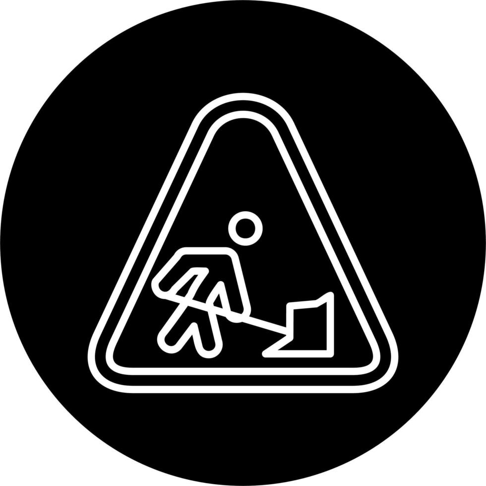 Road Work Vector Icon