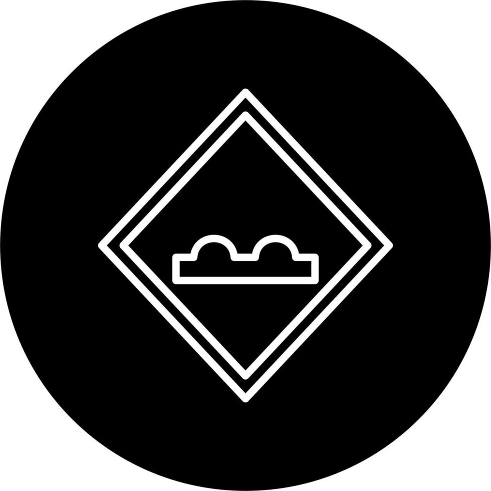 Uneven Road Vector Icon