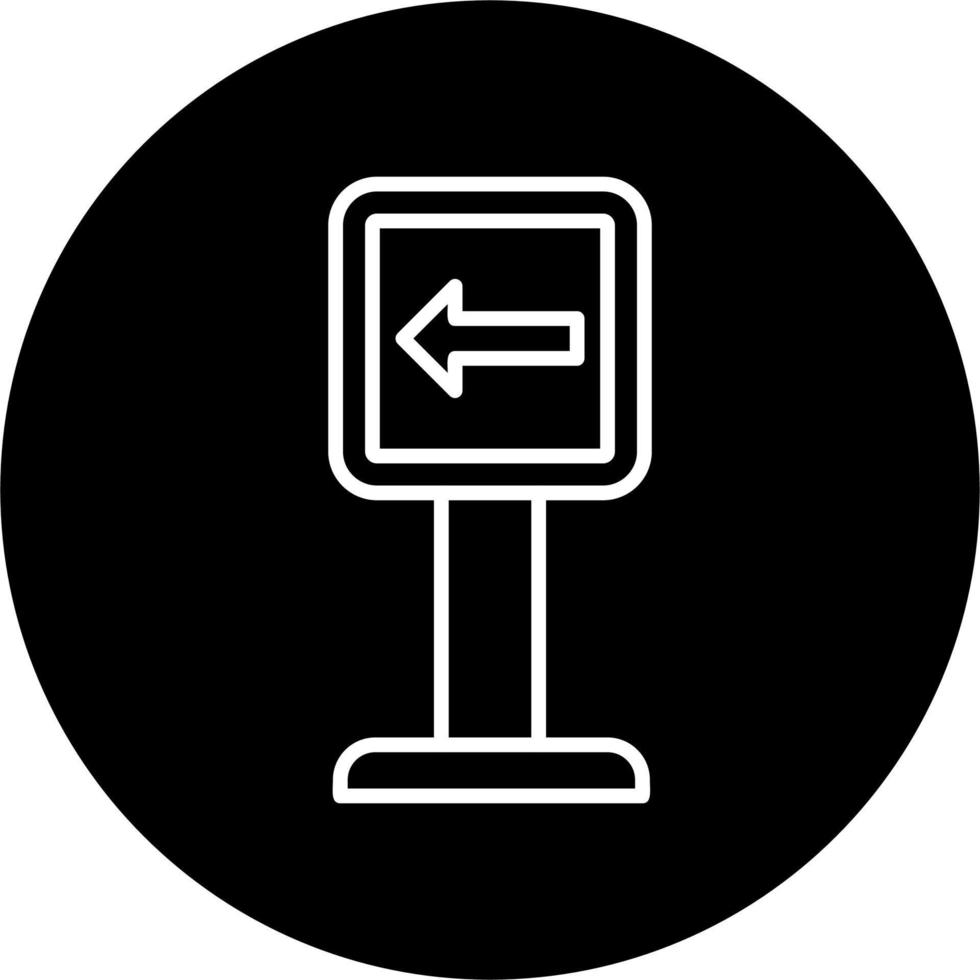 Turn Left Vector Icon