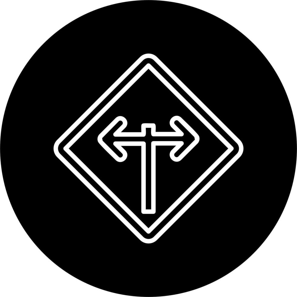 Intersection Vector Icon