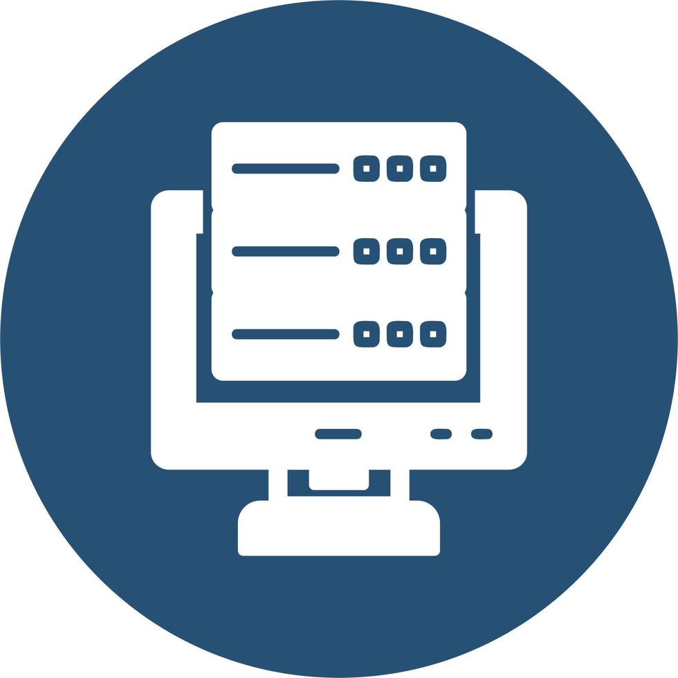 Big Data Vector Icon