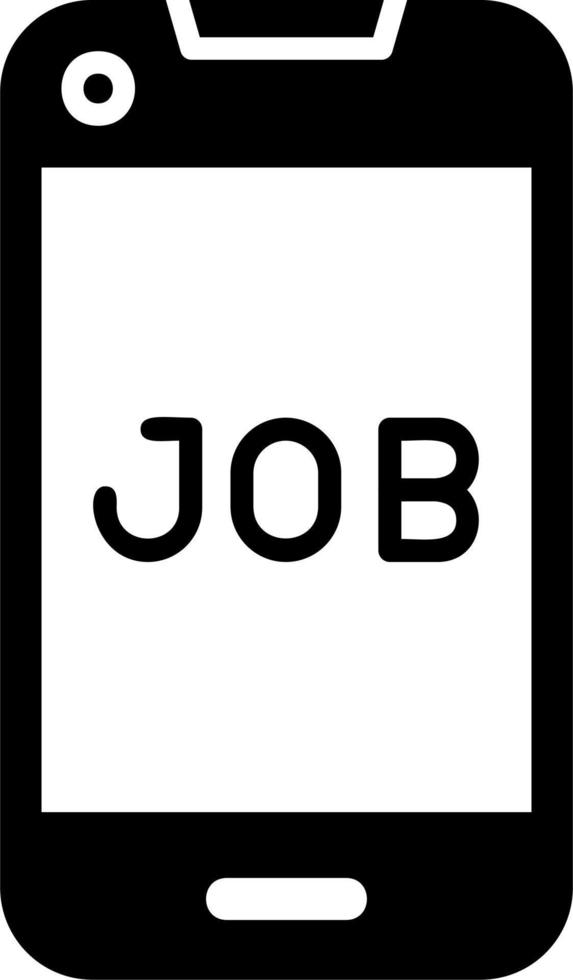 Online Search Job Vector Icon