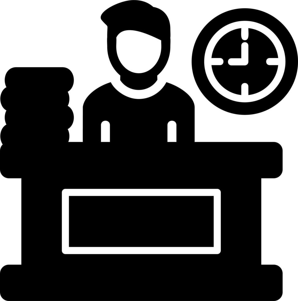 Part Time Vector Icon