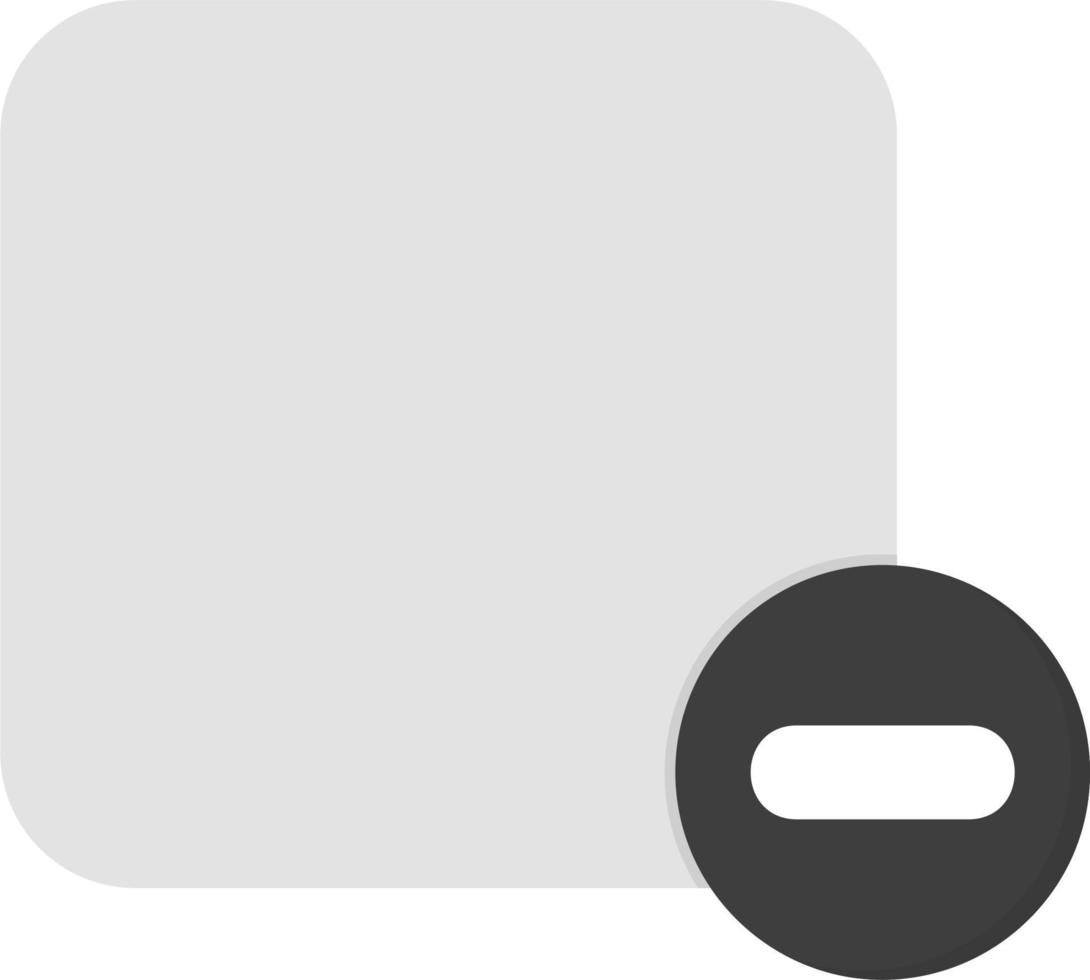 Substraction Vector Icon