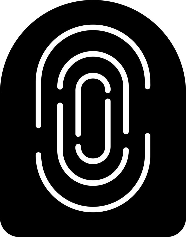 Finger Print Vector Icon