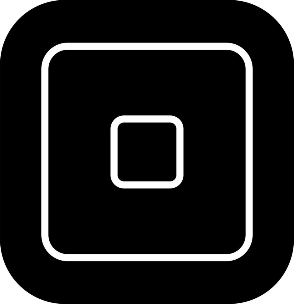 Stop Vector Icon