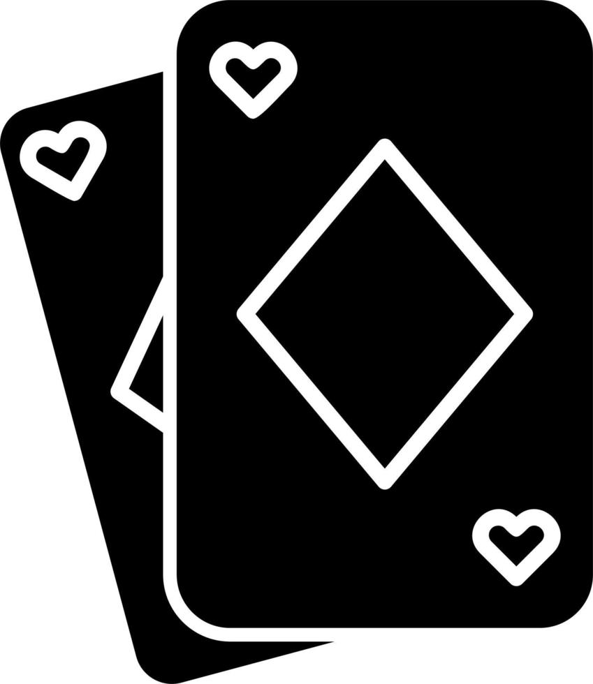 Playing cards Vector Icon