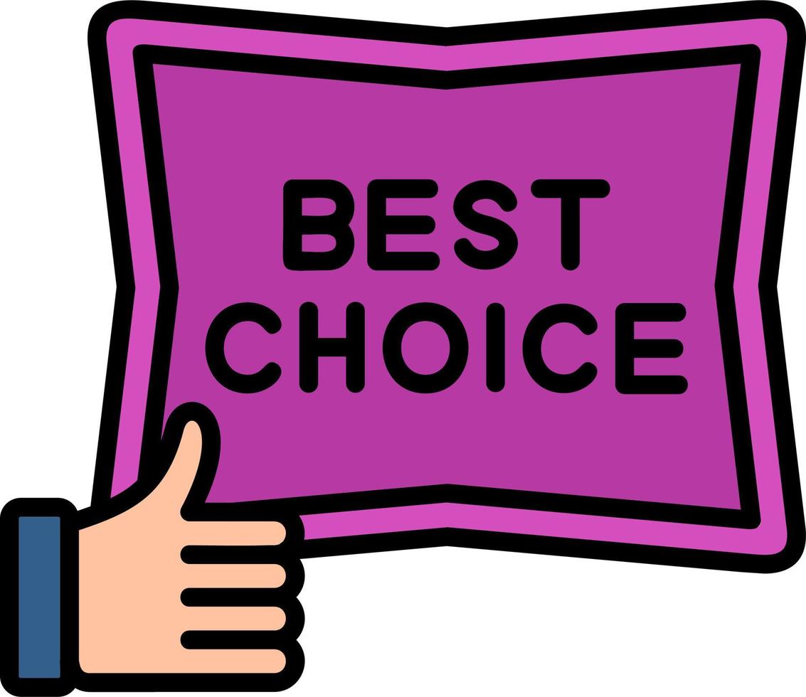 Best Choice Vector Icon