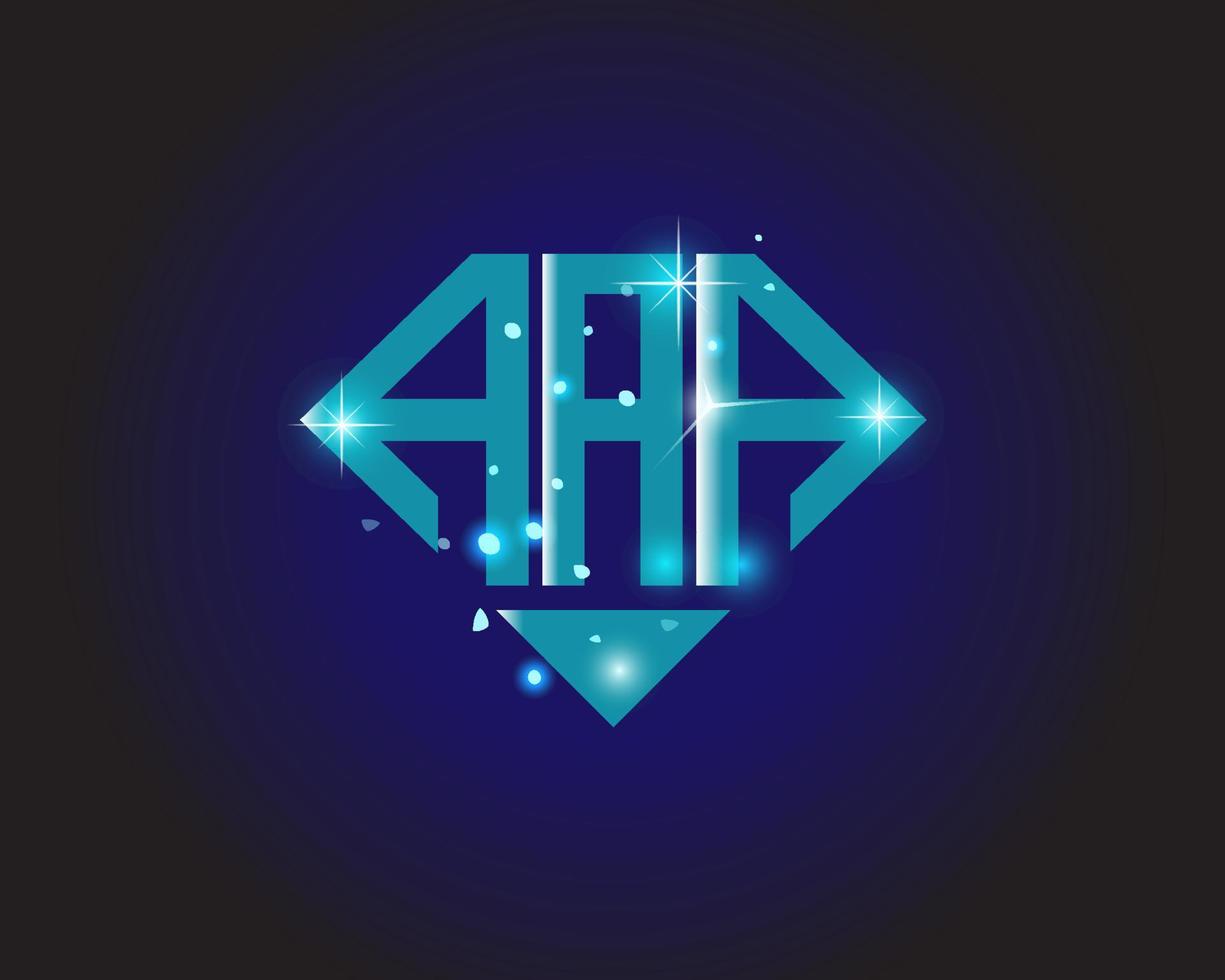AAA letter logo creative design. AAA unique design. vector