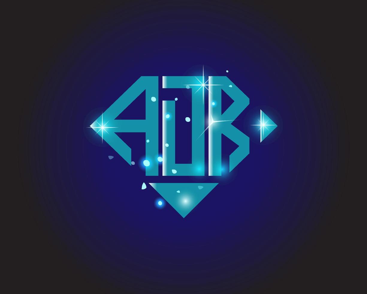 ADR letter logo creative design. ADR unique design. vector