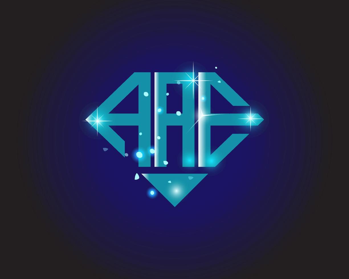 AAE letter logo creative design. AAE unique design. vector